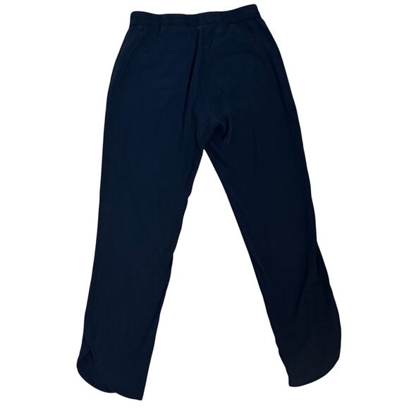Women's Size S Marine Layer Tencel Allison Pant Navy Blue Stretchy Dolphin Hem - Picture 3 of 7
